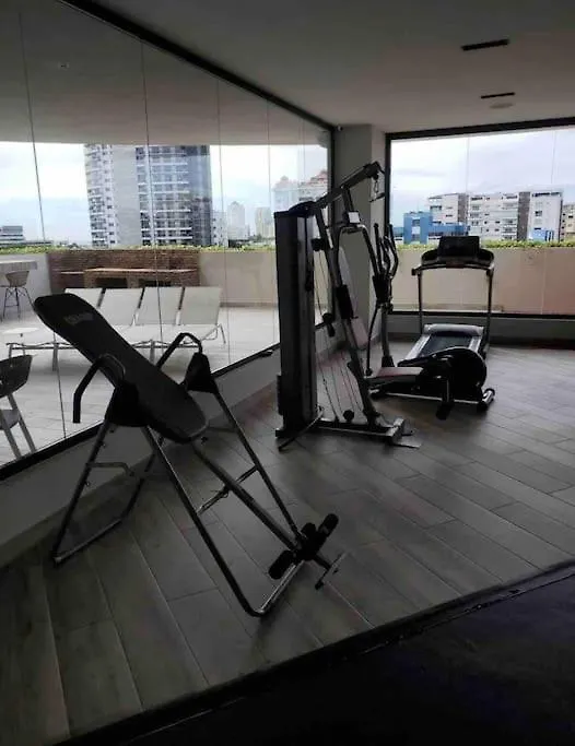 Premium Royalsuite 3Bdr Pool - Gym -Saune-Spa 산토도밍고 아파트