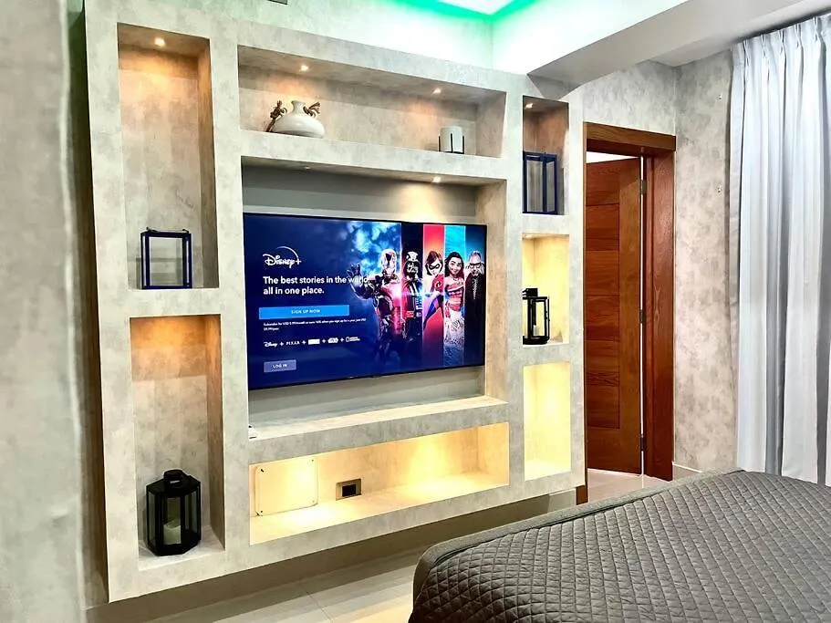 Premium Royalsuite 3Bdr Pool - Gym -Saune-Spa 산토도밍고 아파트